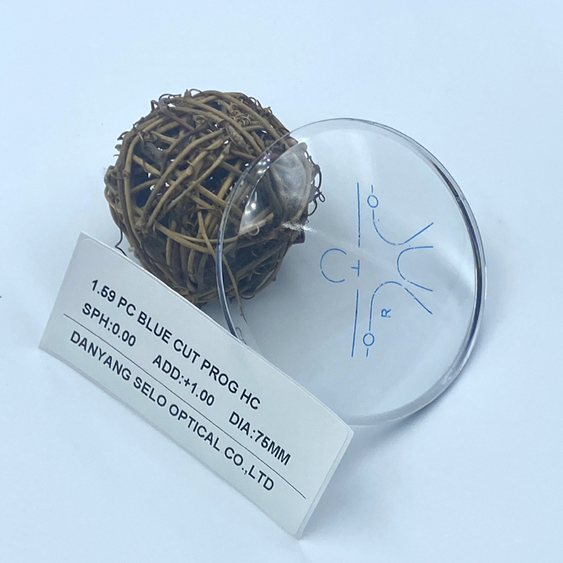 1.59 เลนส์โปรเกรสซีฟ PC Blue Block HMC/SHMC