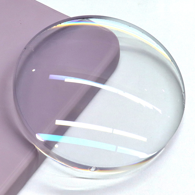 1.56 เลนส์วิชั่นเดี่ยวบล็อกสีน้ำเงินกึ่งสำเร็จรูป