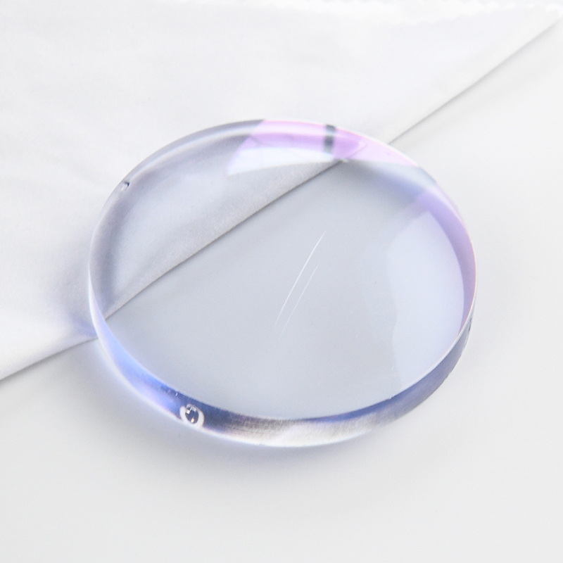 1.60 เลนส์วิชั่นเดี่ยวบล็อกสีน้ำเงินกึ่งสำเร็จรูป